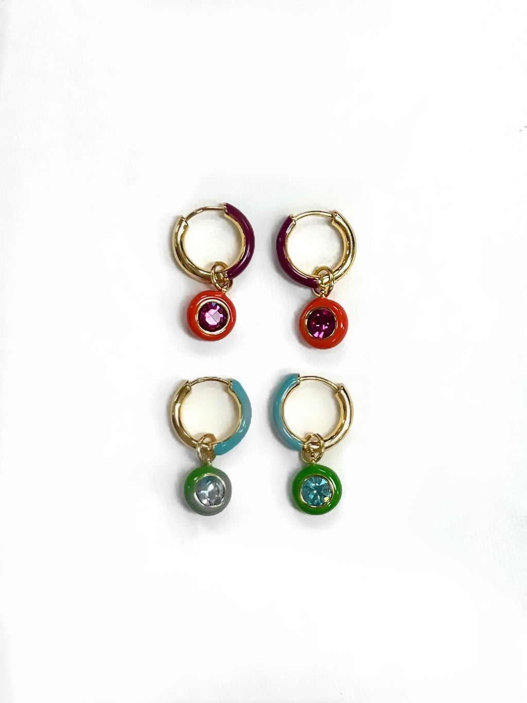 Delaney Drop Mix Media Earring