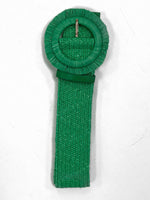 Round Straw Woven Belt