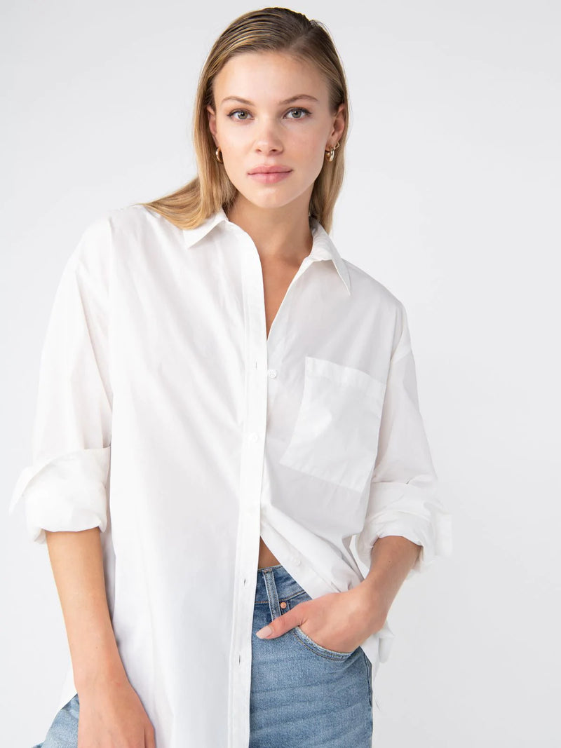 Slit Back Tunic Blouse