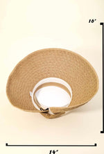 Summer Straw Visor