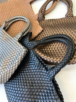 The Double Handle Woven Tote