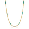 Black Malachite Stone Inlay Necklace