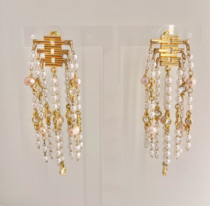 Rosa Drop Earring