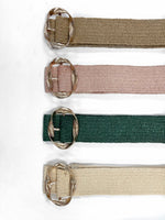 Raffia Stretch Belt