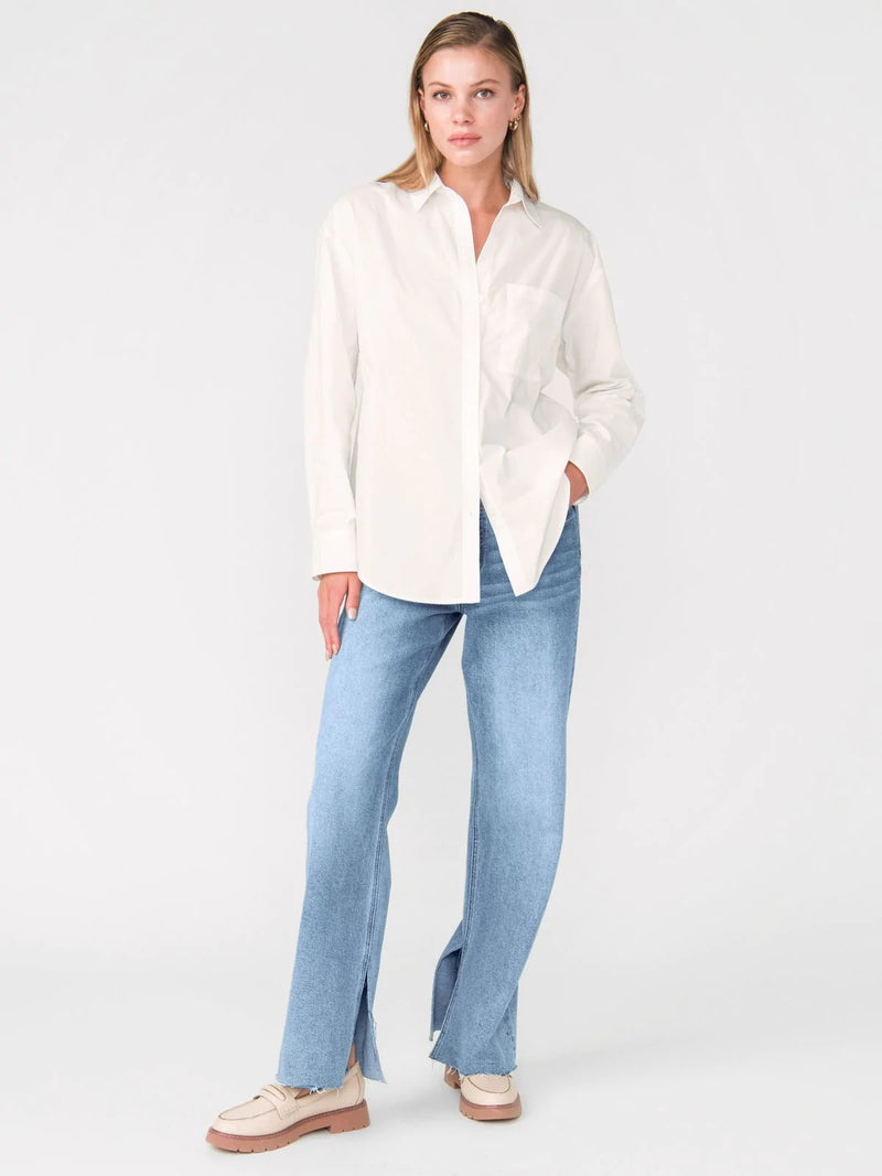 Slit Back Tunic Blouse