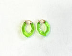 Pear Gem Hoop