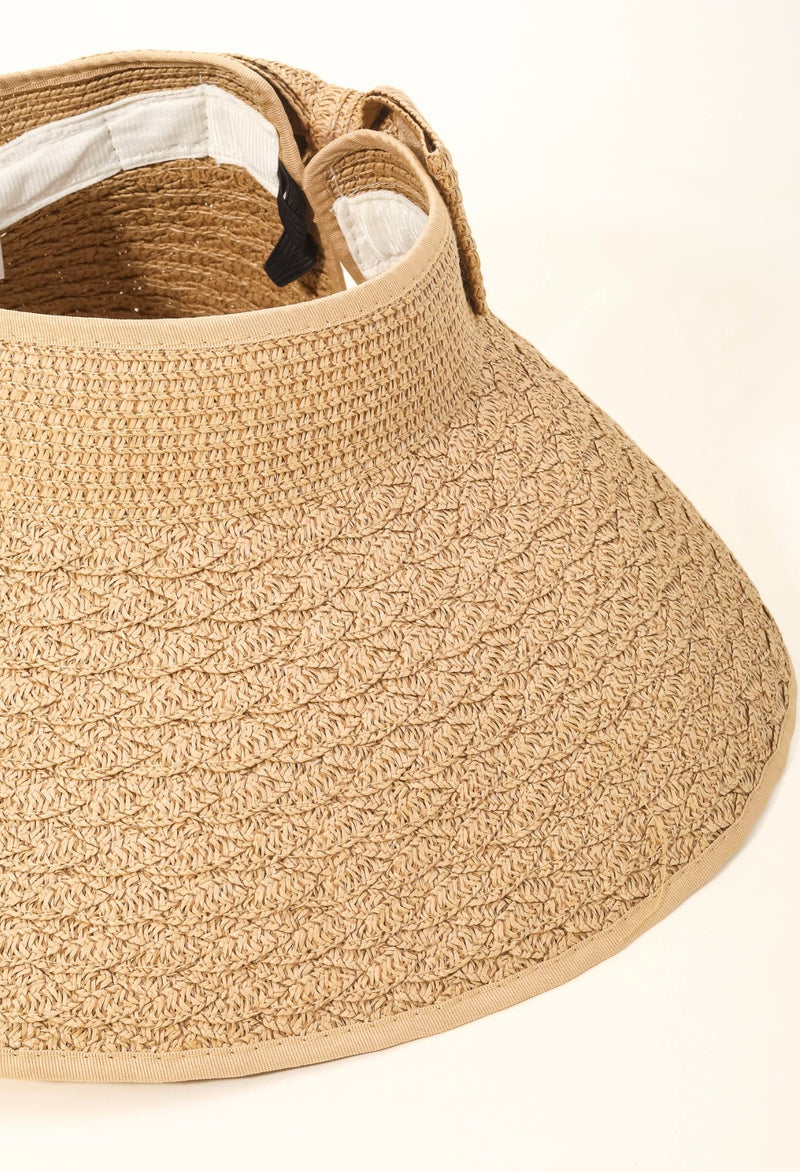 Summer Straw Visor