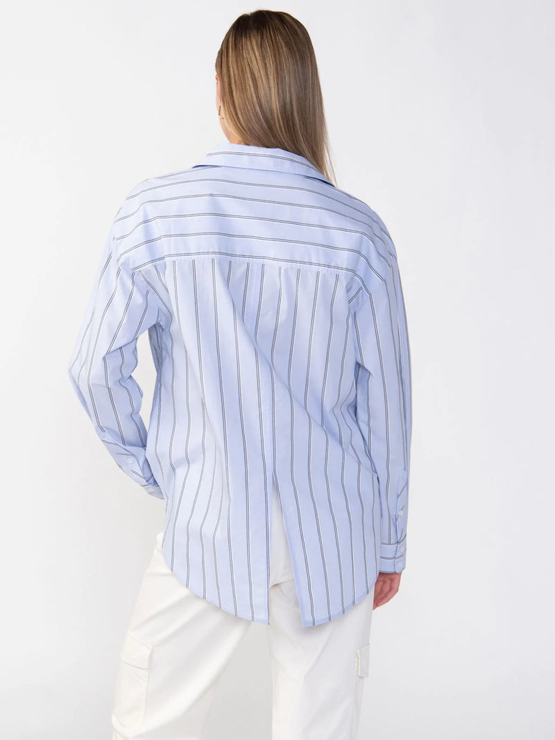 Slit Back Tunic Blouse