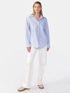 Slit Back Tunic Blouse