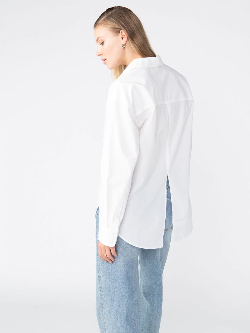 Slit Back Tunic Blouse