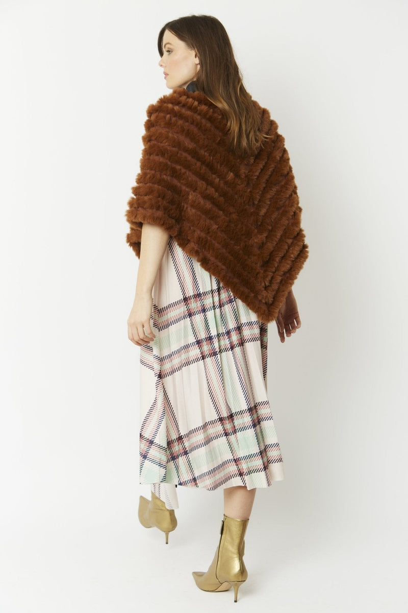Catch Me on the Flip Cashmere Poncho