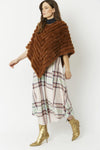 Catch Me on the Flip Cashmere Poncho