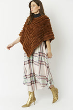Catch Me on the Flip Cashmere Poncho