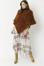 Catch Me on the Flip Cashmere Poncho