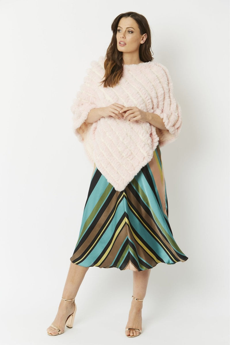 Catch Me on the Flip Cashmere Poncho