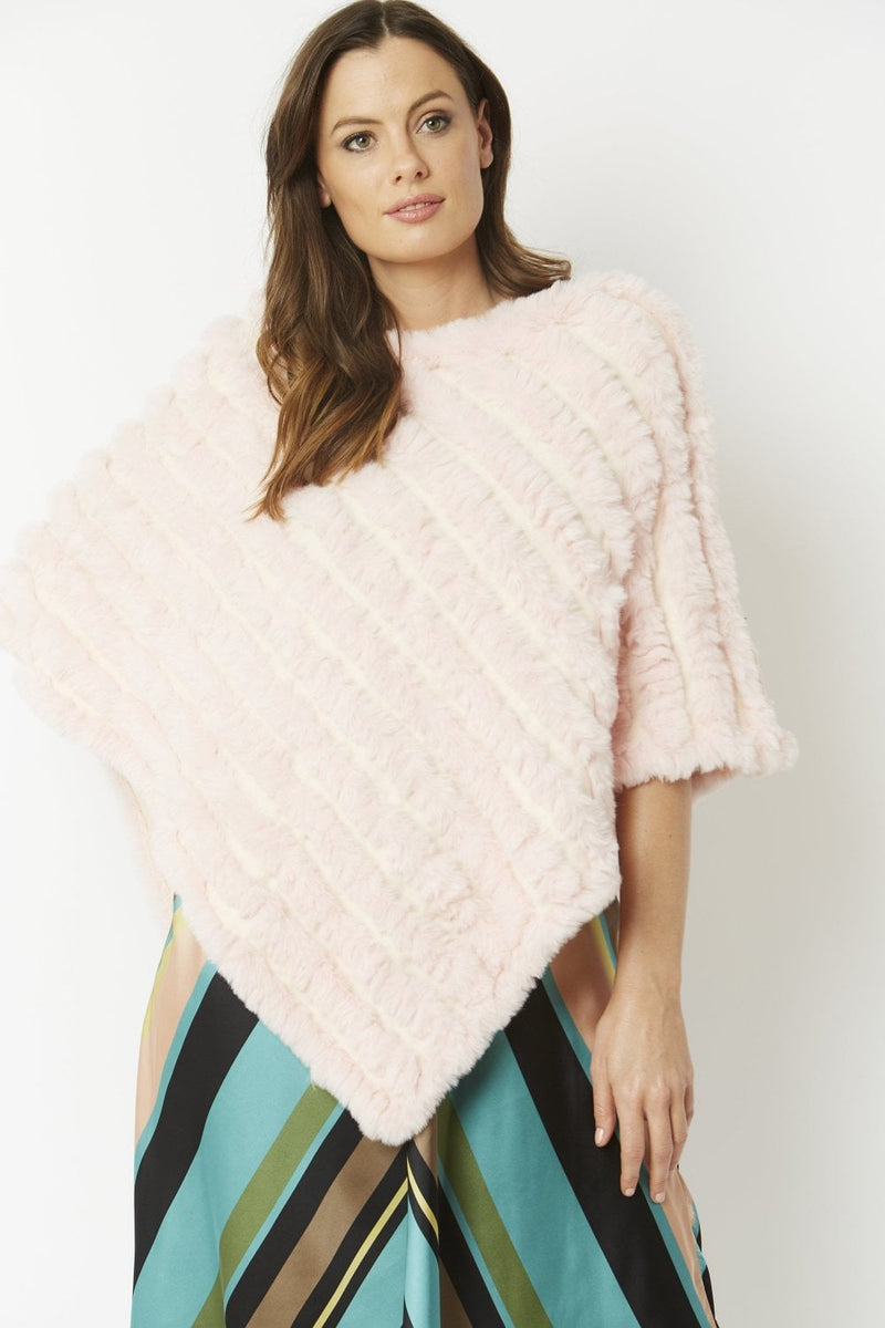 Catch Me on the Flip Cashmere Poncho