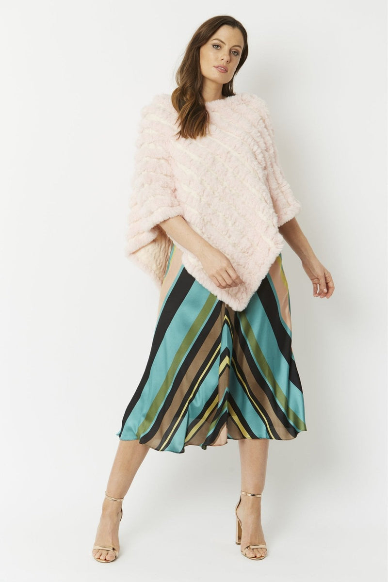 Catch Me on the Flip Cashmere Poncho