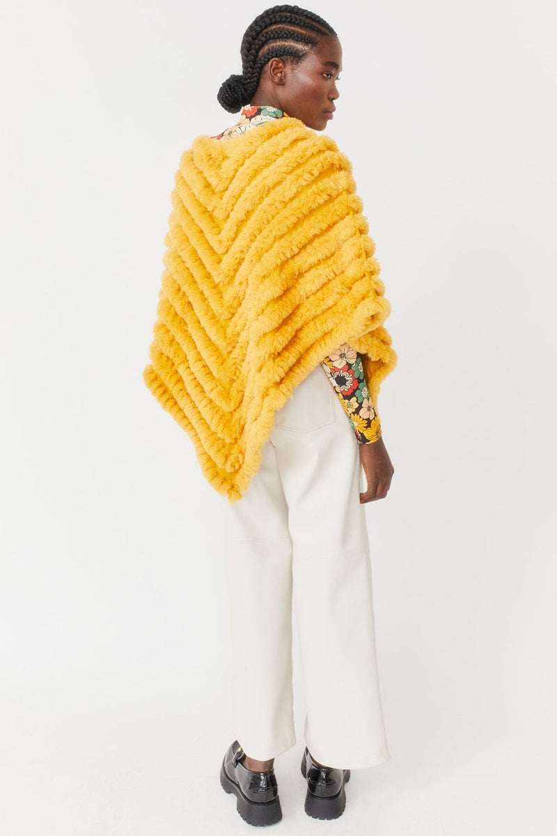 Catch Me on the Flip Cashmere Poncho
