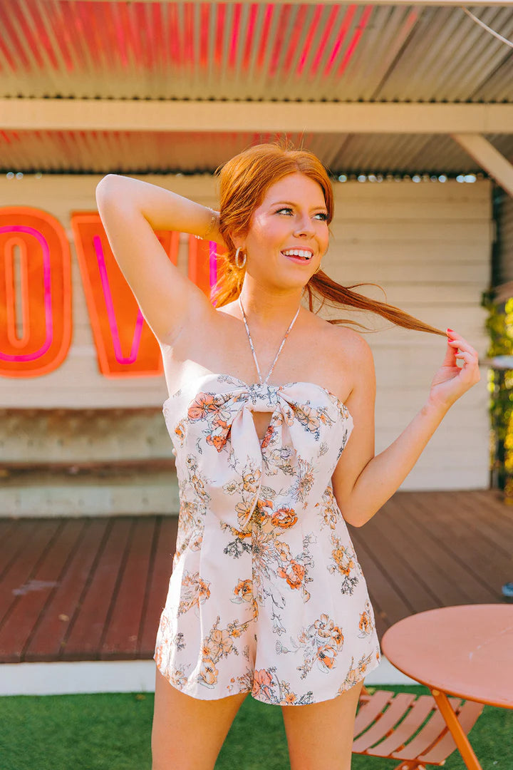 Kira Halter Romper