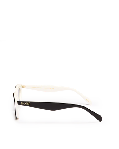 The Linda - Black/Ivory- Smoke