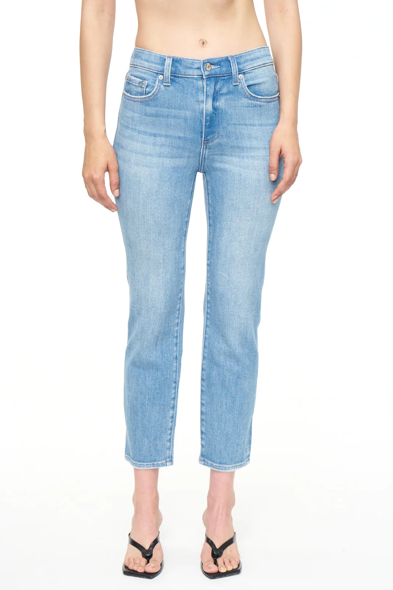 Monroe High Rise Cigarette Crop Jean - Mai Tai