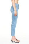 Monroe High Rise Cigarette Crop Jean - Mai Tai