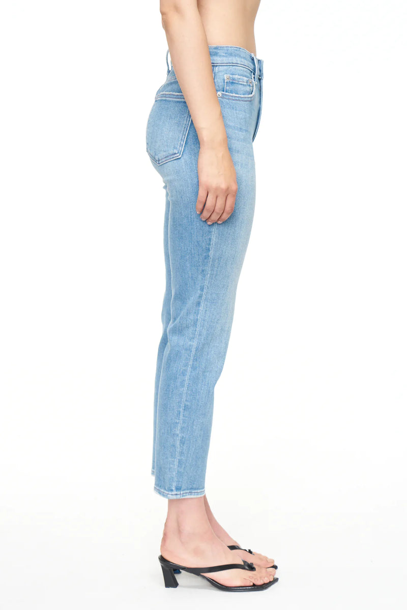 Monroe High Rise Cigarette Crop Jean - Mai Tai