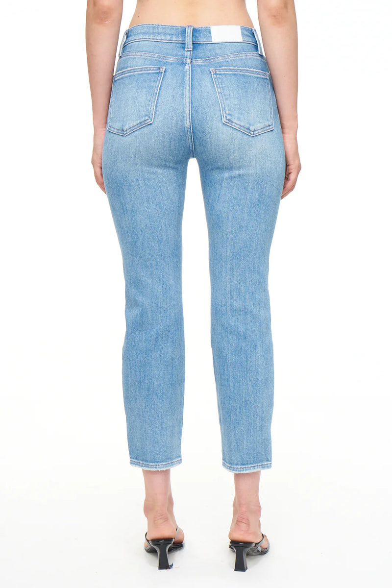 Monroe High Rise Cigarette Crop Jean - Mai Tai