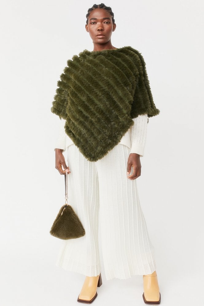 Catch Me on the Flip Cashmere Poncho