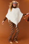 Catch Me on the Flip Cashmere Poncho