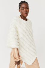 Catch Me on the Flip Cashmere Poncho