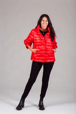 Crop Sleeve Puffer Jacket