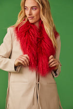 Make It Pop Mongolian Fur Collar