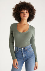 Sirena Rib Long Sleeve Tee