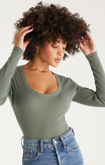 Sirena Rib Long Sleeve Tee