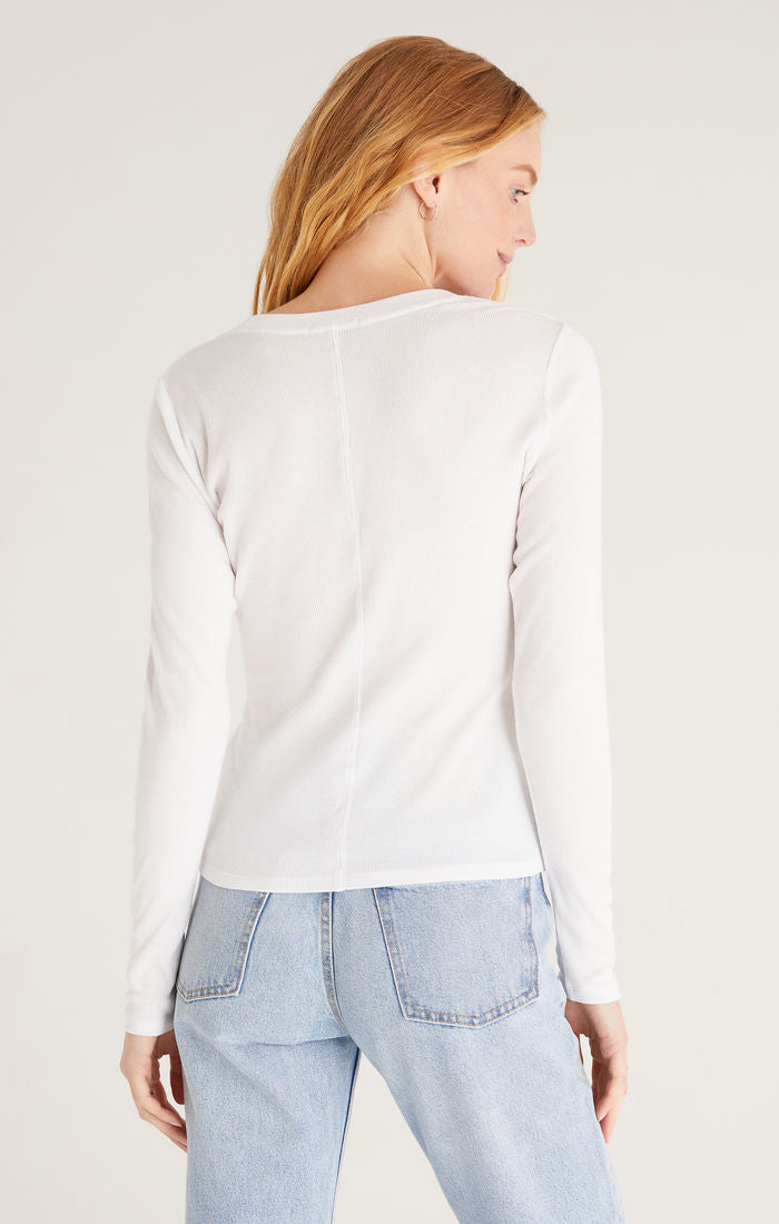 Sirena Rib Long Sleeve Tee