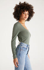 Sirena Rib Long Sleeve Tee