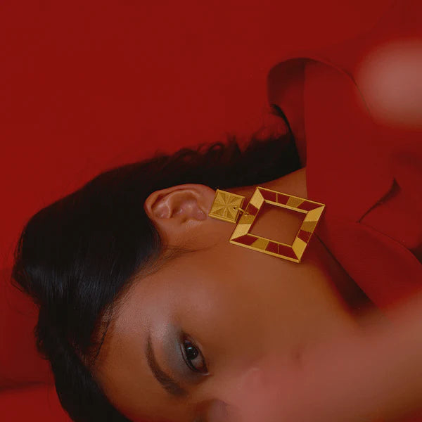 Square Drop Earring