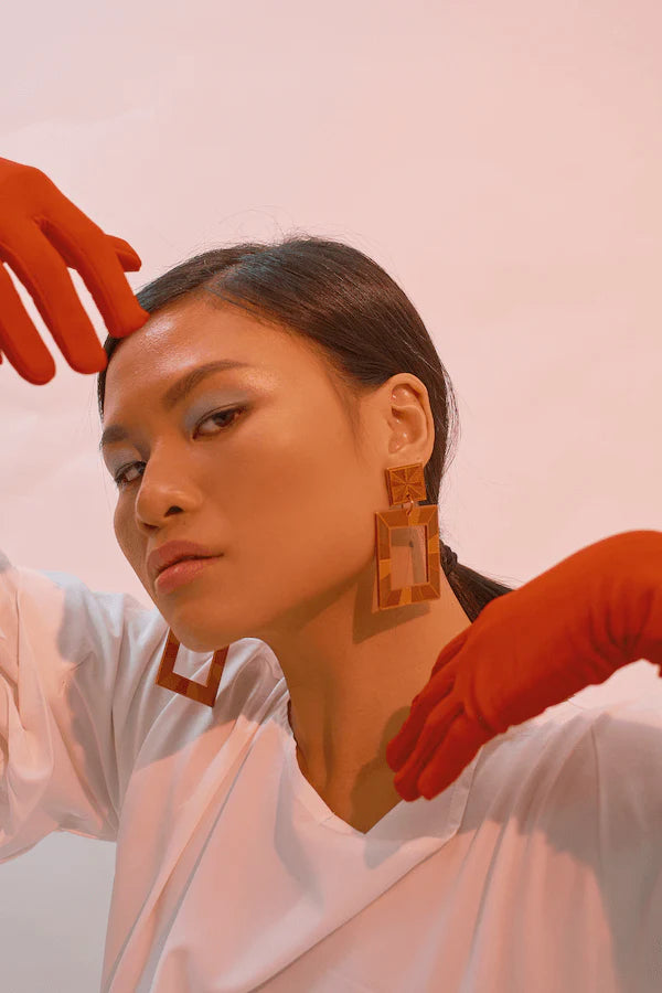 Square Drop Earring