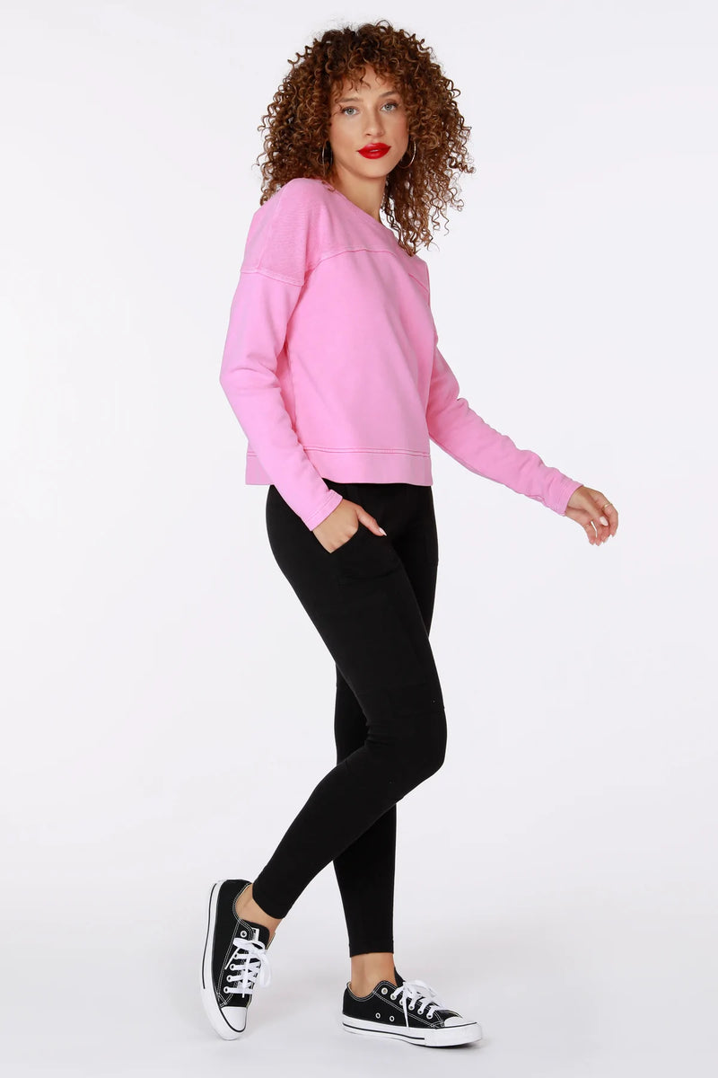 Reverse Yoke Pullover