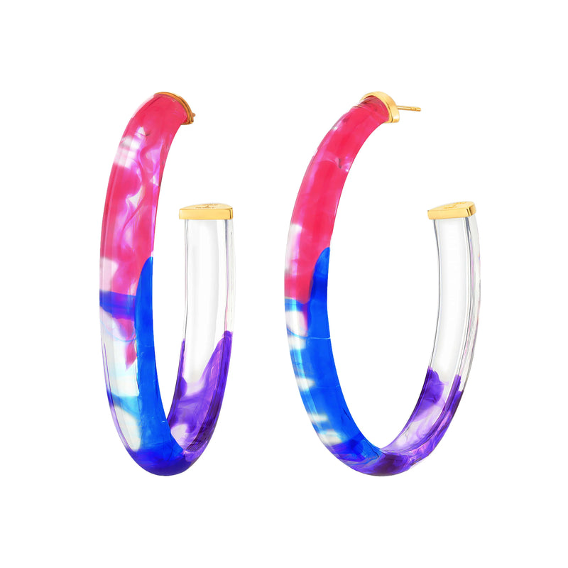 Tie Dye Hoops
