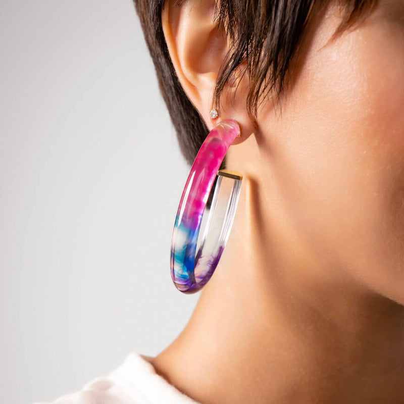 Tie Dye Hoops