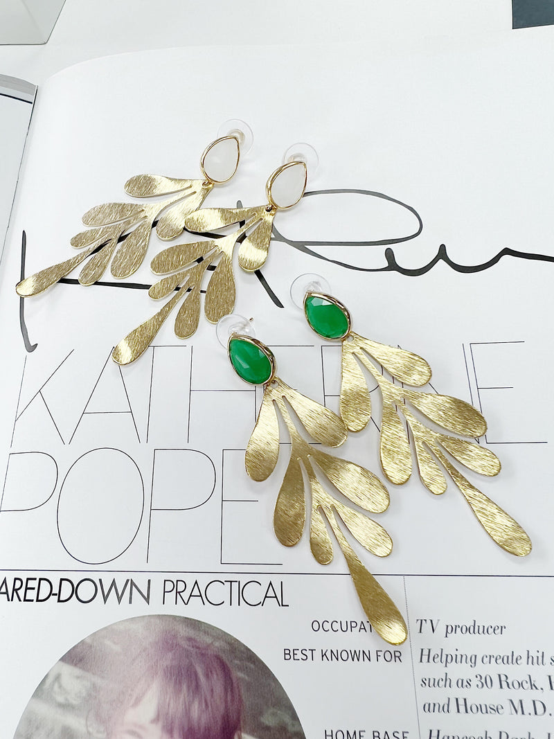 Jade Vine Statement Earring