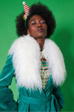 Make It Pop Mongolian Fur Collar