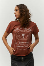 Willie Nelson Whiskee Label Tour Tee