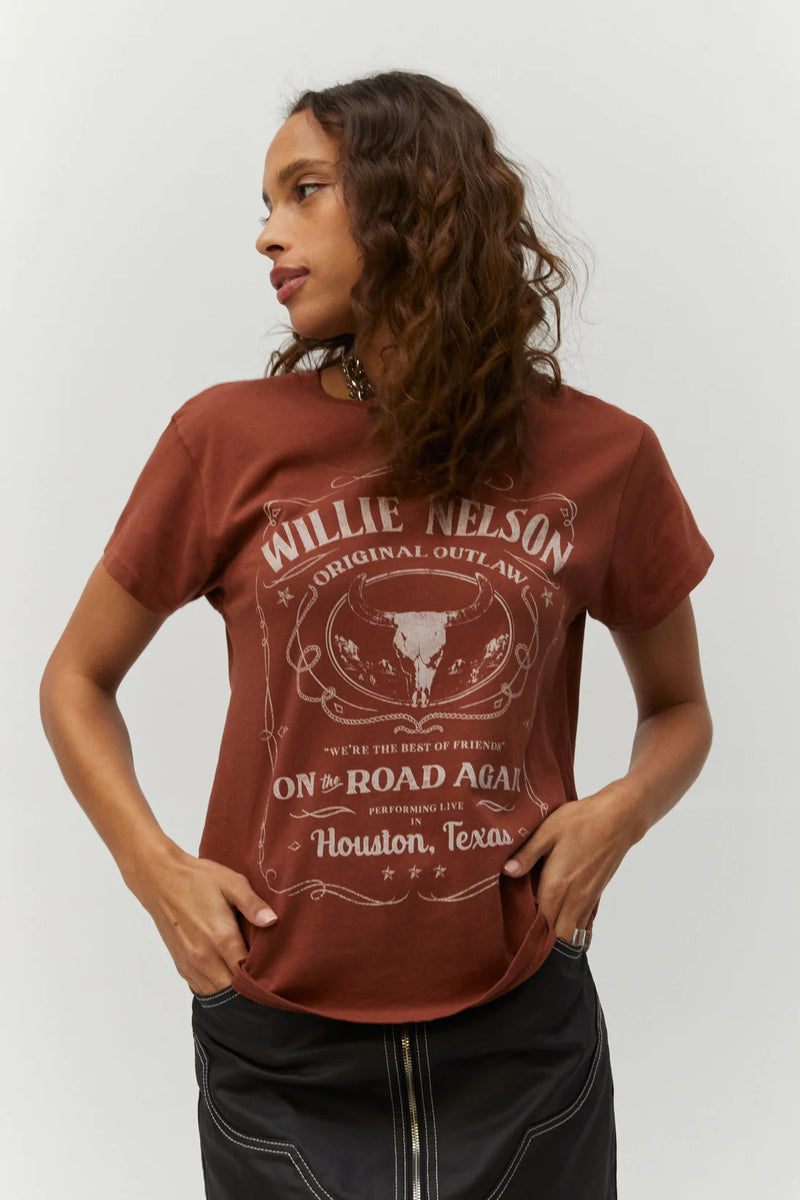 Willie Nelson Whiskee Label Tour Tee