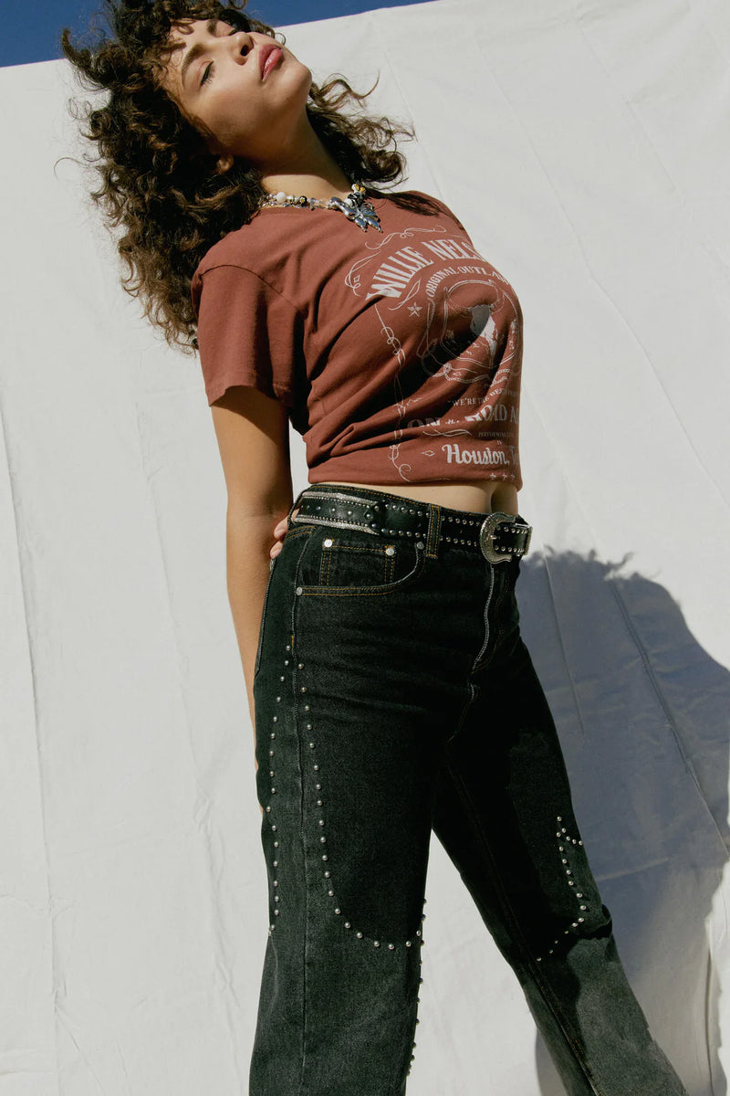Willie Nelson Whiskee Label Tour Tee